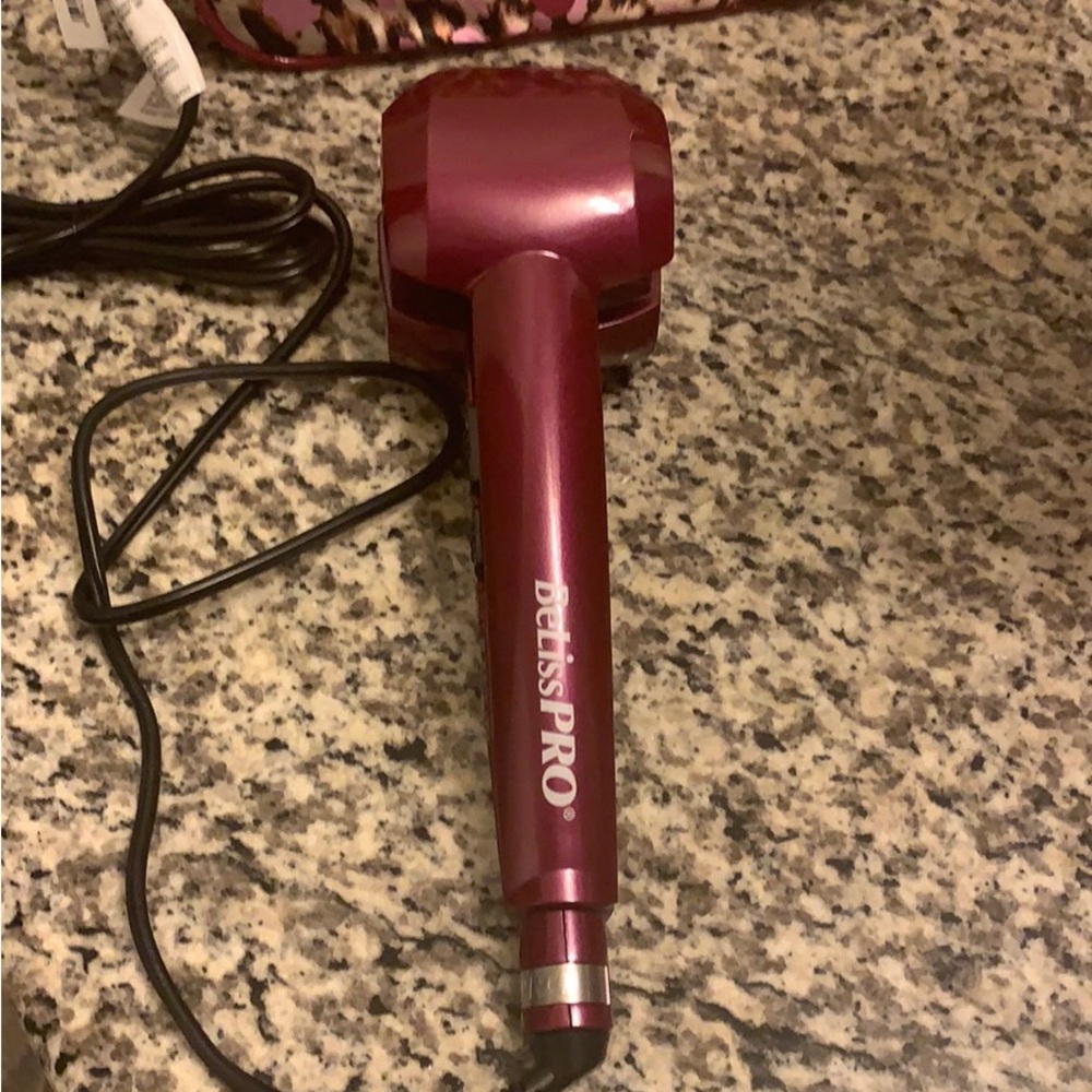 Pink Automatic Hair Curler